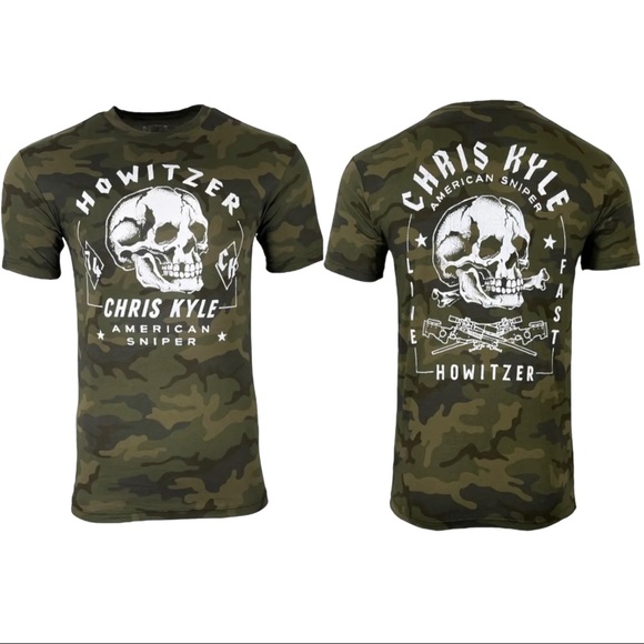 Howitzer Style Men's T-Shirt SLIGHTER Military Grunt MFG - Picture 1 of 11